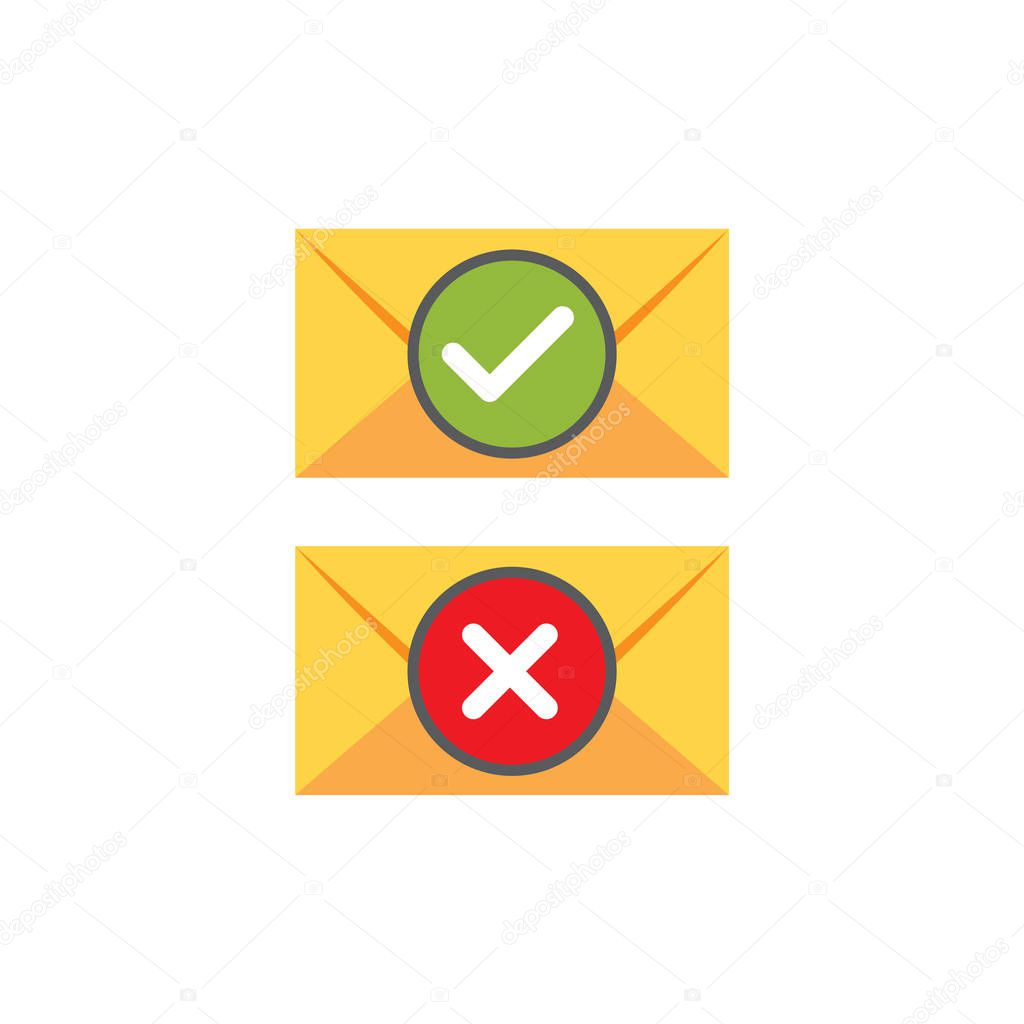 Email Marketing Rules - Regulations Icon  with Unsubscribe Idea