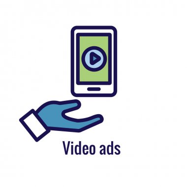 Sosyal medya reklamları simge sosyal dahil reklam görüntüleri ile