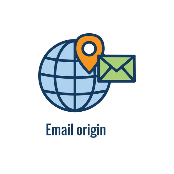 Regras e Regulamentos de Email Marketing Icon w Email Marketing Rul — Vetor de Stock