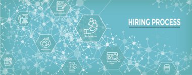 Web üstbilgi afişi ile ayarlanmış Kiralama İşlemi simgesi