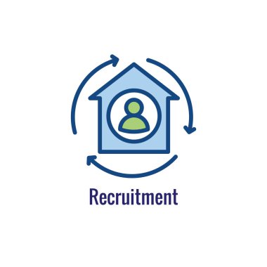 Freelancing veya işe görüntüleri ile şirket içi ve outsource Icon