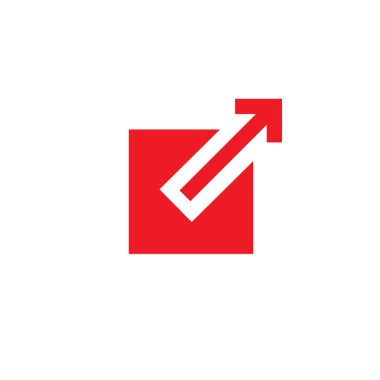 Dışa doğru işaret eden kutu ve ok içeren dış bağlantı simgesi