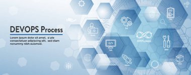 DevOps simge kümesi-dev Ops Web üstbilgisi başlığı