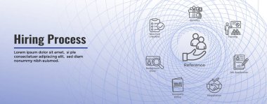 Web üstbilgi afişi ile ayarlanmış Kiralama İşlemi simgesi