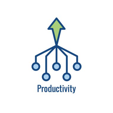 İş akışı verimliliği simgesi iş verimliliğinin bir yönünü gösterir