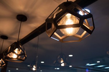 Lüks güzel retro-retro-edison hafif lamba dekoru