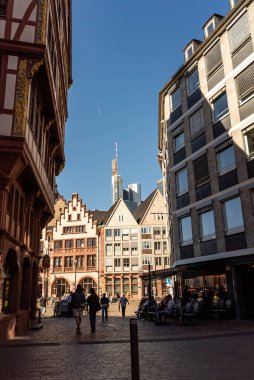 Old architecture meets modern in Frankfurt, Germany