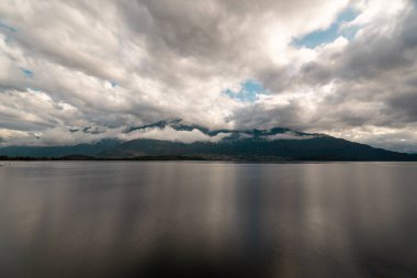 Stunning landscape of lake Como, Italy