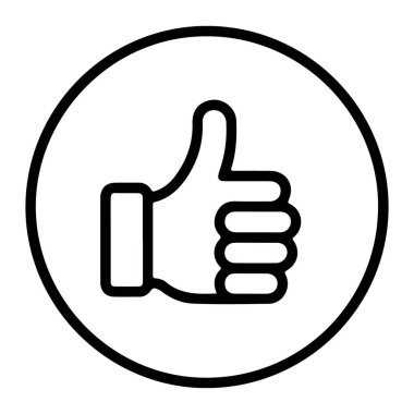 Dairesel bir sınırın içindeki siyah beyaz bir işaret..