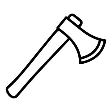 Sade bir arka planda geleneksel bir baltanın minimalist siyah beyaz tasviri.