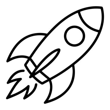 Motorlarından çıkan alevlerle patlayan bir roketin siyah beyaz çizgisi..