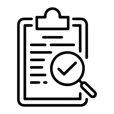 Bir belgeyi inceleyen büyüteçle bir panonun siyah beyaz çizgisi..