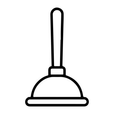 Pompanın siyah beyaz ana hatlı çizimi, yaygın bir su tesisatı aracı..