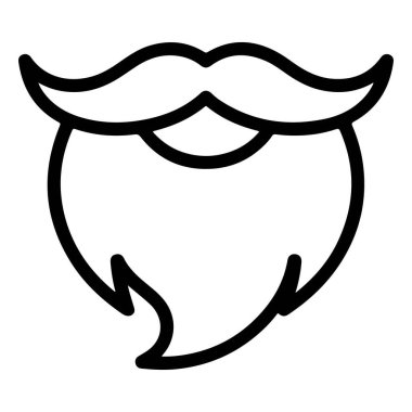 Klasik bir sakal ve bıyık çizimi..