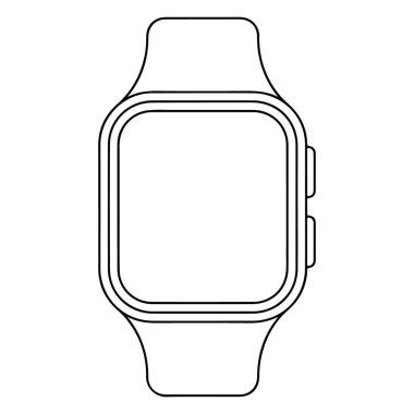 Özelleştirmeye ya da tasarlamaya hazır çağdaş bir ukalanın minimalist tasviri.