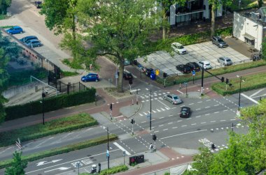 Tilburg Hollanda şehir görünümü panorama Hollanda merkez hayatı turist ihrandı 