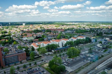 Tilburg Hollanda şehir görünümü panorama Hollanda merkez hayatı turist ihrandı 