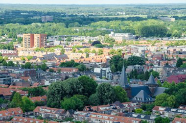 Tilburg Hollanda şehir görünümü panorama Hollanda merkez hayatı turist ihrandı 