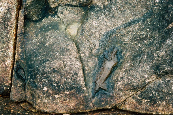 黒い石灰岩の岩のテクスチャ — ストック写真