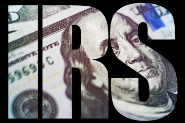 IRS makro yakın çekim Ben Franklin'ın yüzünü bize 100 dolarlık banknot üzerinde