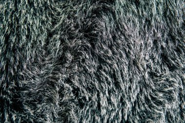 doku veya arka plan koyu yapay kürk için