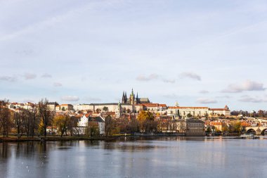 Vltava Nehri mimarisi Antik Avrupa şehir Prag