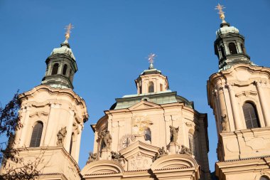 Prag Eski Şehir Meydanı Çek Cumhuriyeti Kilisesi St. Nicholas