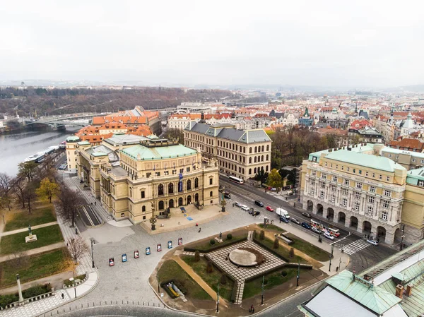 Прага Архитектура Древнего Европейского Города — стоковое фото