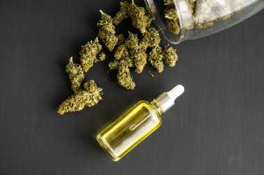 Pipet kenevir yağı, tıbbi esrar kavramı, kenevir ürün, Cbd esrar Yağı,