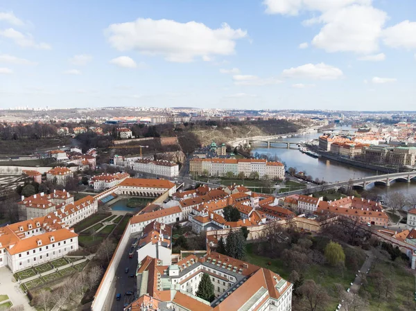 Vista de Praga. Detalle de Praga en la Ciudad Vieja. República Checa —  Fotos de Stock