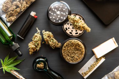 Esrarın yasallaştırılması. Kenevir tomurcuklarına ilişkin CBD ve THC.