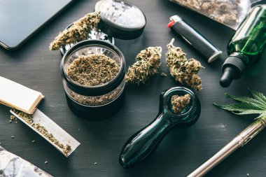 Esrarın yasallaştırılması. Kenevir tomurcuklarına ilişkin CBD ve THC.