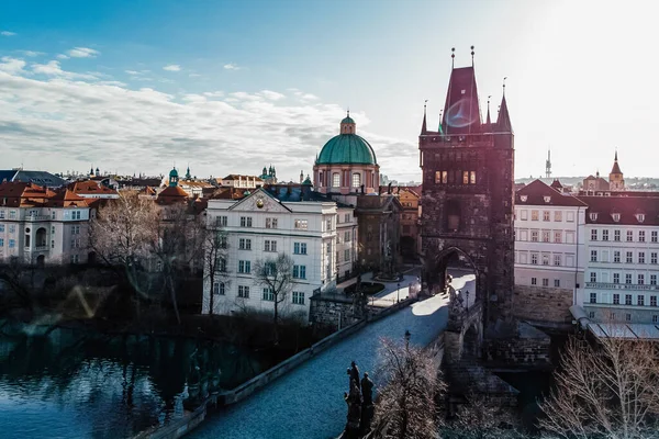 Vue Prague Détail Prague Dans Vieille Ville République Tchèque Plan — Photo