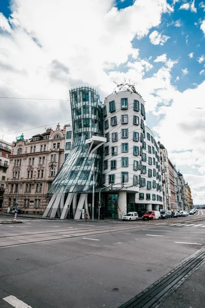 Dancing House View Prague Detail Prague Old Town Czech Republic — Stock Photo, Image