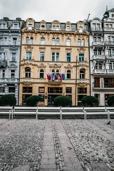 Veduta Praga Dettaglio Della Praga Nella Città Vecchia Repubblica Ceca — Foto Stock