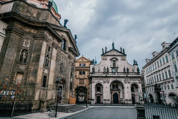 Widok Pragę Szczegóły Pragi Starym Mieście Republika Czeska — Zdjęcie stockowe