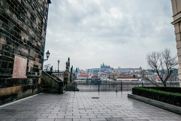 Prag Manzarası Prag Eski Şehir Deki Detayları Çek Cumhuriyeti — Stok fotoğraf