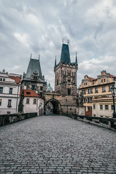 Pohled Prahu Detail Prahy Starém Městě Česká Republika Svislý Výstřel — Stock fotografie