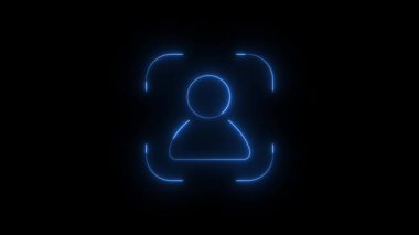 Bu, mavi, yeşil, kırmızı, pembe, turuncu ve sarı gibi çeşitli renklerde neon insan simgelerinin yer aldığı bir döngü animasyonu. Canlandırılmış hareket grafikleri teknoloji veya sosyal medya temaları için mükemmel bir dijital ve soyut arkaplan oluşturur.