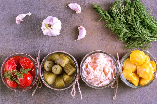 절인된 야채 — 스톡 사진