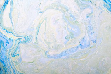 Akrilik boyalar karışımı soyut sıvı mermer doku sıvı sanatı. Derin renkli arka plan