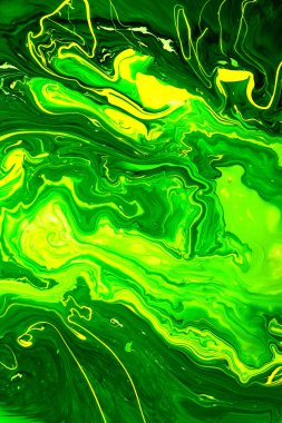 Akrilik boyalar karışımı soyut sıvı mermer doku sıvı sanatı. Derin renkli arka plan