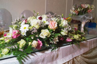 buket, çiçekler, renkli, Masa düğün tatil dekorasyon düğün Nijniy Novgorod