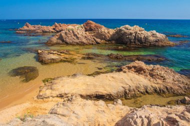 Deniz plaj Mallorca buzlu