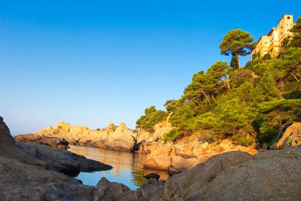 Морской пейзаж в Costa Brava, Catalonia, Spain — стоковое фото