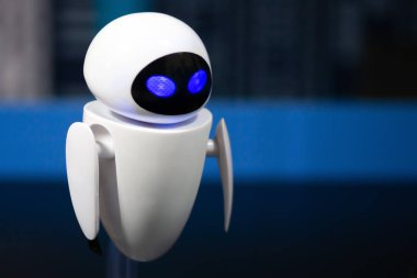 Eva robot oyuncak karakter formu Wall-E animasyon film Disney Pixar stüdyo tarafından