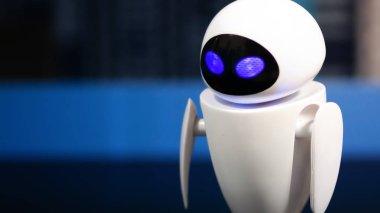 Robot android Eva karakter animasyon film Wall-E Disney ve Pixar stüdyo tarafından