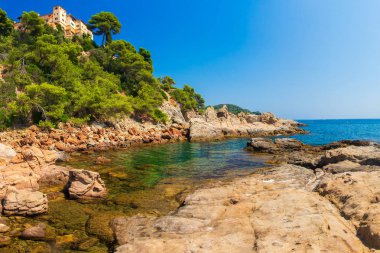Açık gün Costa Brava doğa deniz manzara
