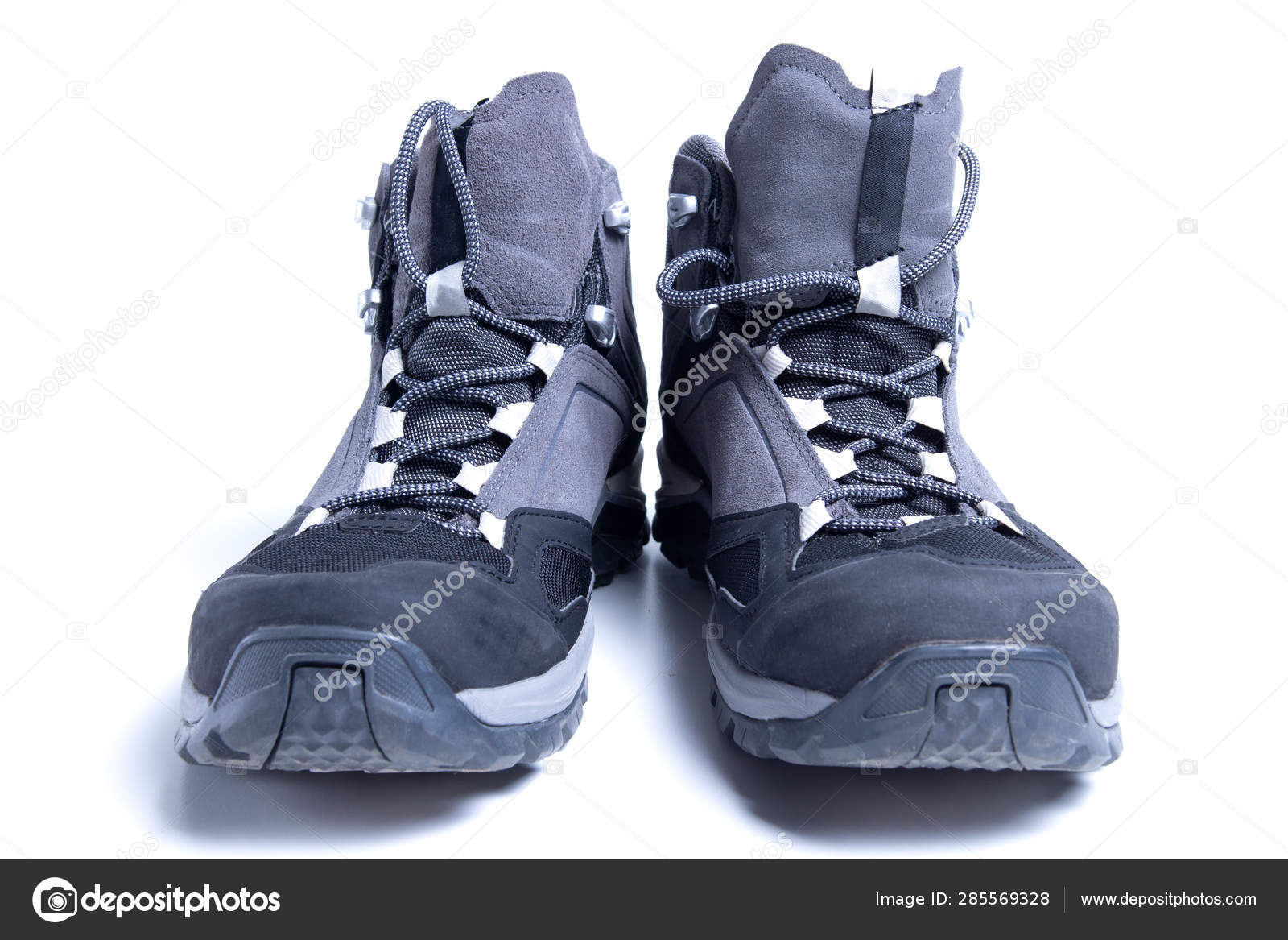 Hiking shoes isolated on white 