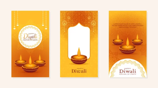 Mutlu Diwali sosyal medya hikayeleri. Diwali festivali hikayeleri, poster, afiş ve el ilanları
